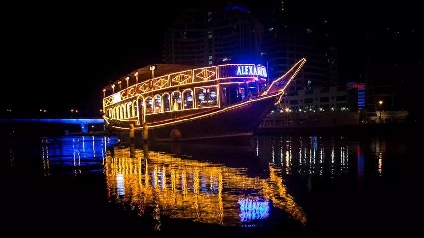 Premium dhow dinner cruise with Marina skyline views